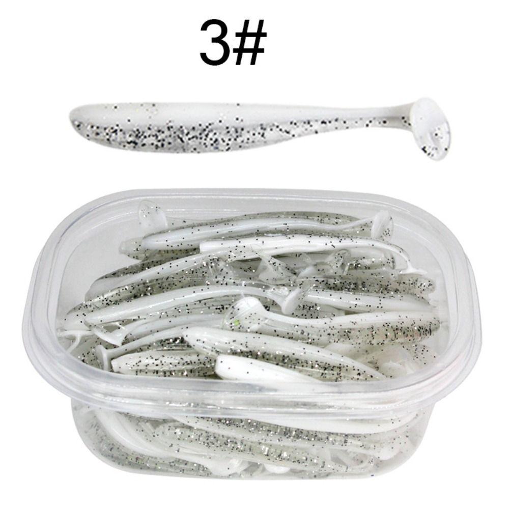 

50 ШТ ПВХ Рибальський Черв як Приманка 6см 7см Капуцин Опариш Приманка Аксесуари М яка Пластикова Приманка Риболовля 7cm-3