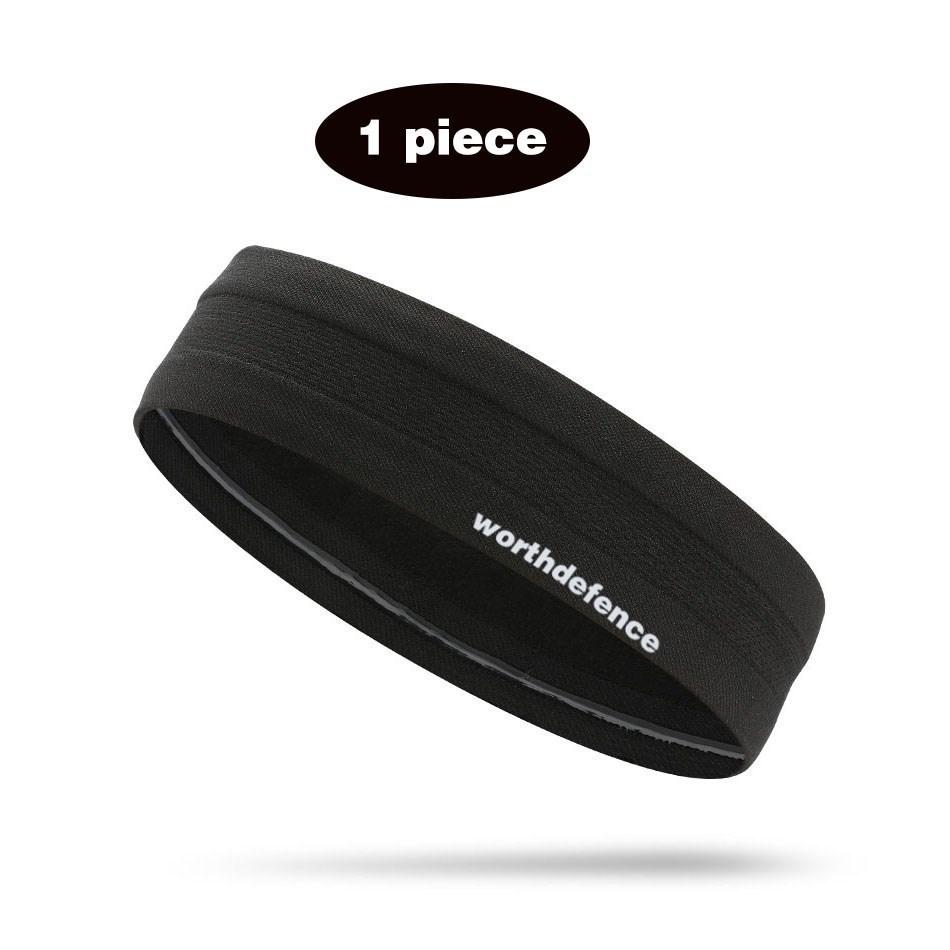 Sweatband Sports Gym Athletic Headband Anti-Slip Women Men Breathable Basketball Fitness Yoga Volleyball Hair Band