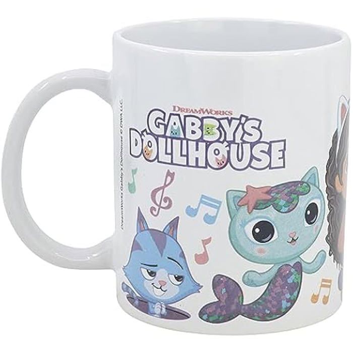 Stor Tasse En Céramique De 325 Ml Dans Une Boîte Cadeau Gabby's Dollhouse, Multicolore, Estándar, Décontracté