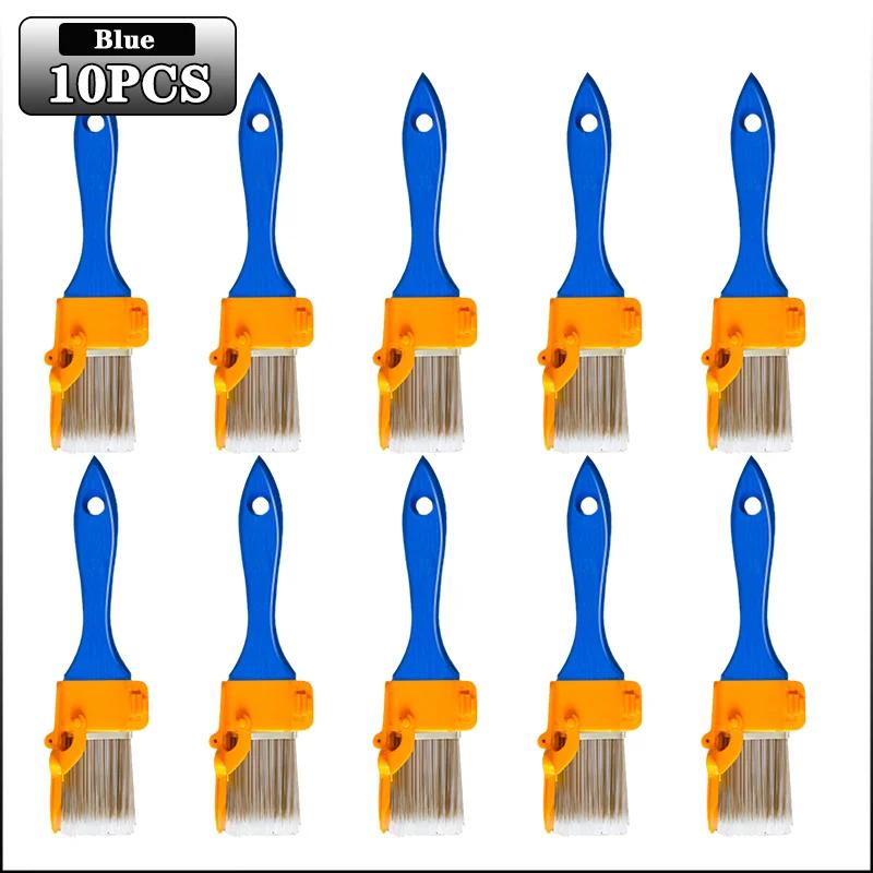 Ferramenta de Borda de Pintura 2 em 1 e Pincel - Pincel de Pintura Profissional Angulado para Recortes em Paredes Tetos Decoração de Casa DIY Presente de Natal