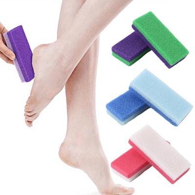 Pediküre Fuß Bimsstein Hornhautentferner und Schrubber für Füße und Fersen Doppelseitiger Bimsstein Schwamm zur Entfernung abgestorbener Haut