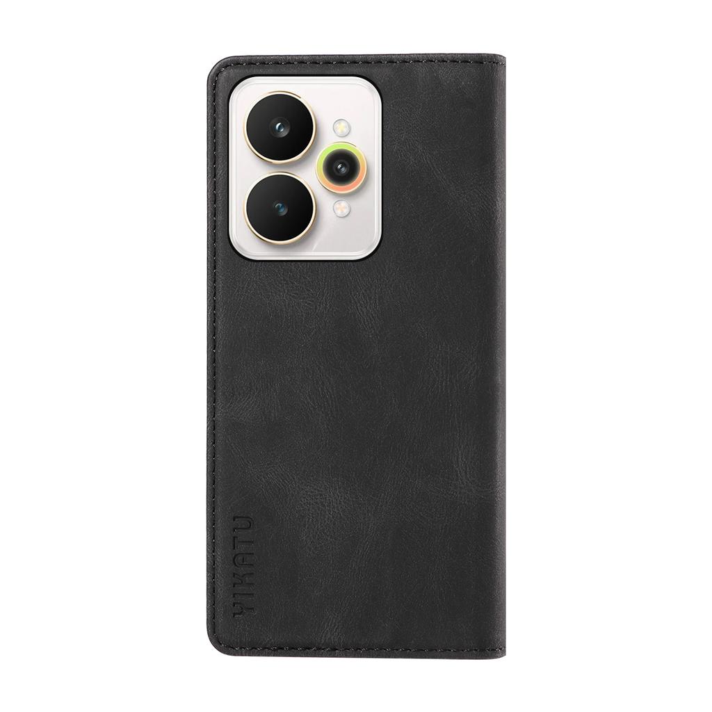 For Realme 15 Pro 5G/Realme 15 5G Leather Cover YIKATU YK-004 Skin-Touch Wallet Phone Cases