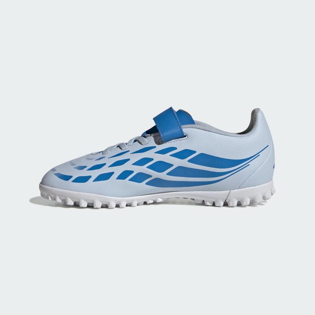 adidas PREDATOR CLUB Hook-and-Loop Turf Football Kids JS0368 Kids' Performance Sports Shoes Crystal Sky / Ray Blue / Team Solar Yellow 2