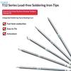 [TL]T12 I ILS J02 JL02 K KU Soldering Iron Tips For Hakko Fx951 DIY T12 Electric Soldering Iron Soldering Station Welding Tools