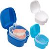 A Hanging Mesh Denture Cleaning and Storage Bath Box Double Protection of Oral Hygiene Through Hanging Storage and Soaking Clean