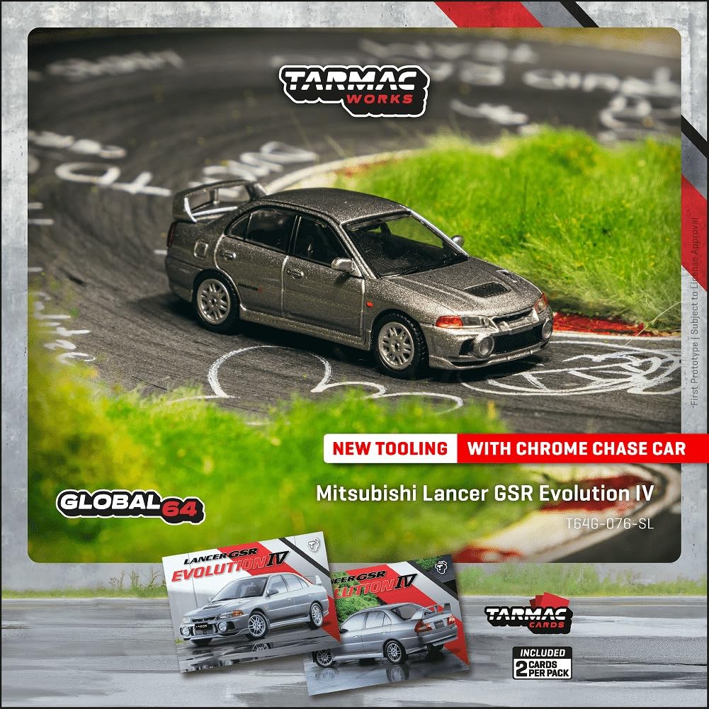 Speedmaster Japan TARMACWORKS Maßstab Mitsubishi Lancer Evolution IV Rallye 1997 Tommi Harjanne Fertigmodell 1/64 Monte-Carlo Makinen/Seppo
