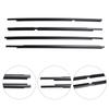 Artudatech 4pcs Outer Door Glass Weatherstrip Moulding For Toyota Yaris Vitz 2005 2006 2007 2008 2009 2010