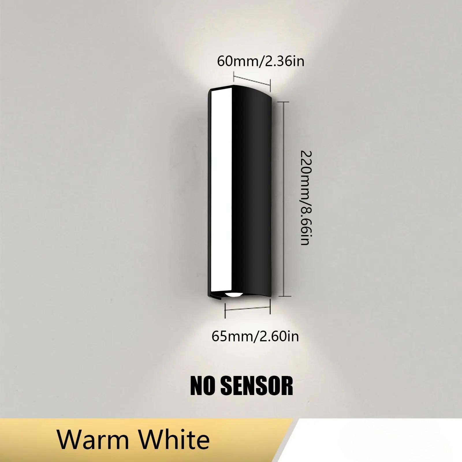

Outdoor LED Wall Light 6W IP66 Waterproof Lamp Warm White Cold White Exterior Wall Mounted Lighting for Home Decor теплим білим кольором