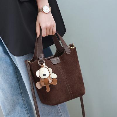 Eimer Tasche 2025 Neue Damen Tasche Herbst Winter Einzel Schulter Handtasche Mode Retro Melad Matt Crossbody Tasche
