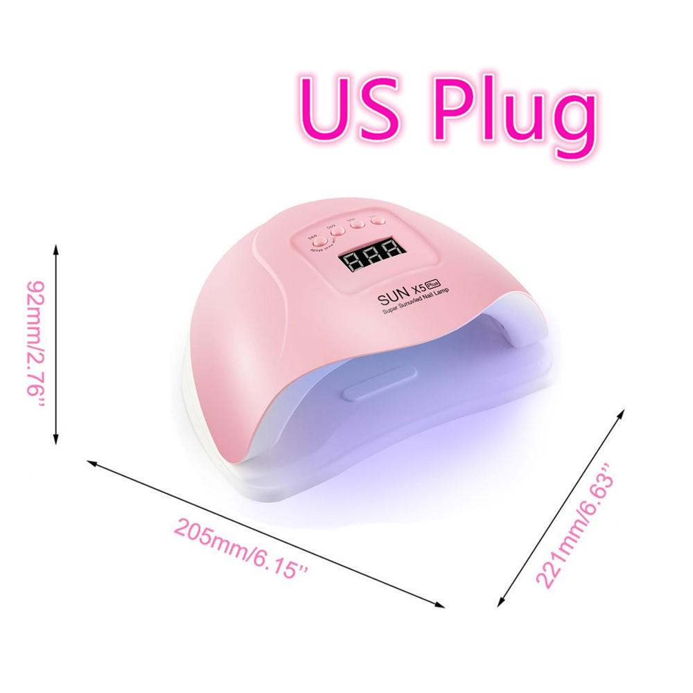 110W SUN X5 Plus Nail Dryer LCD LED Dryer Nail Lamp UV Curing Gel Polish Auto Sensing Lamp For Nails