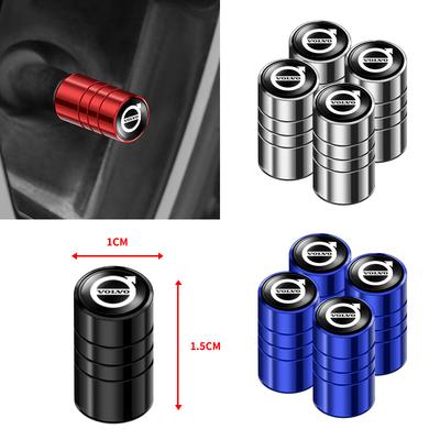 4PCS Car Wheel Tire Valve Stem Caps Covers For RDESIGN AWD S40 S60 S90 XC40 XC60 XC90 V40 V50 V60 T6 AWD S60 Auto Styling