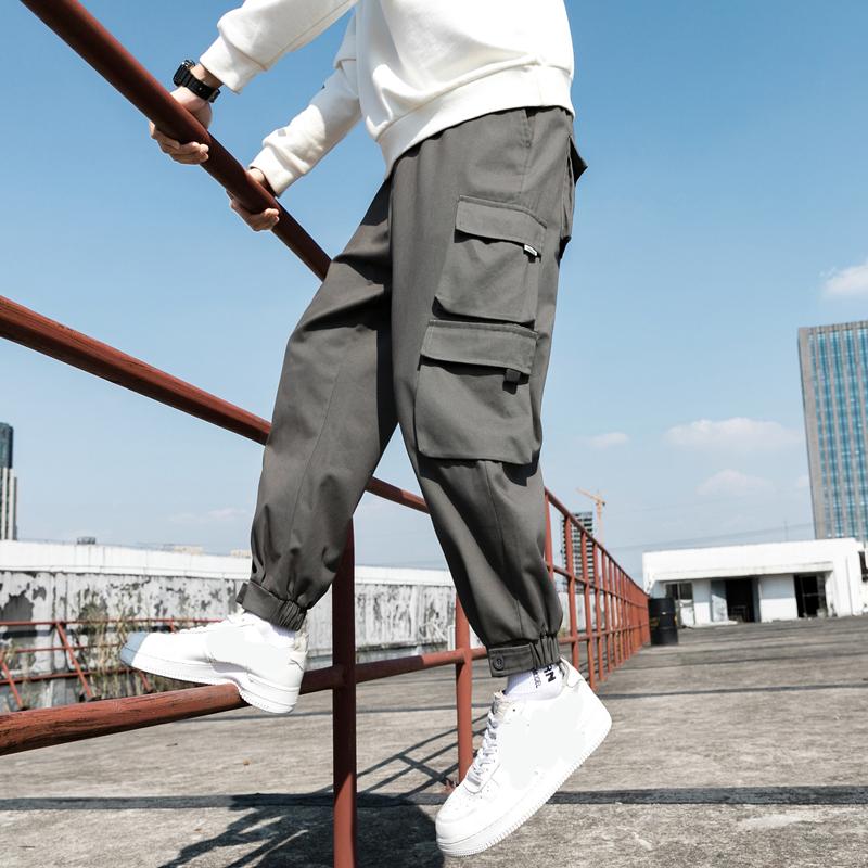 Men's Cotton Cargo Joggers - Loose Fit Camo Sweatpants With Multi-Pockets, Plus Size Available