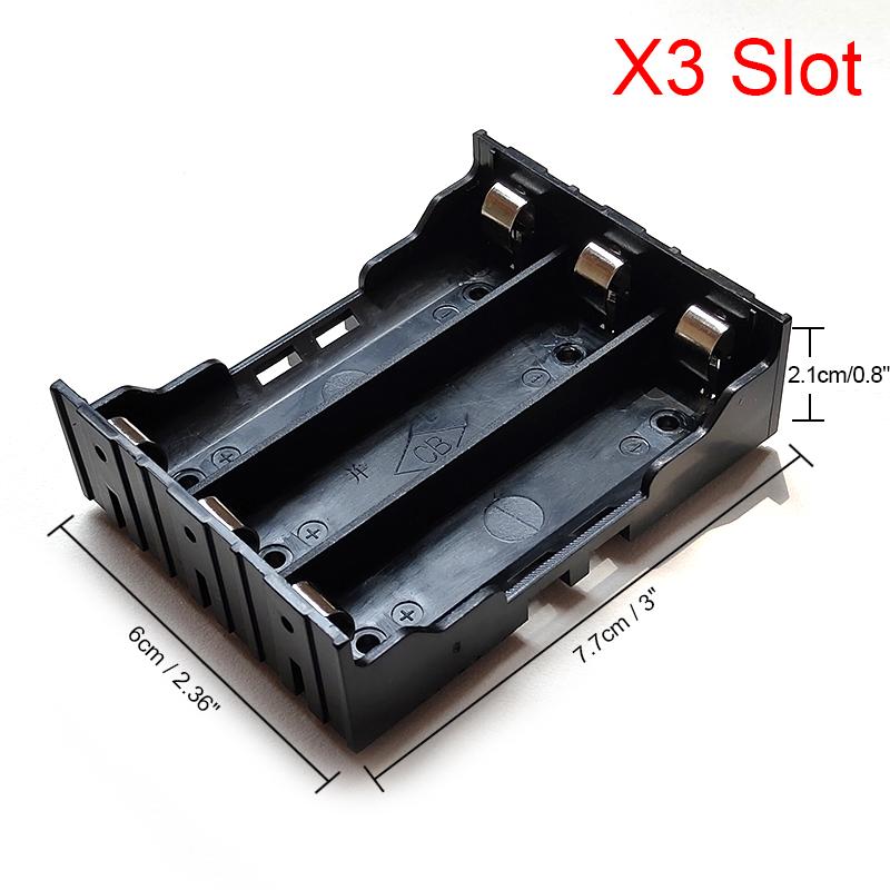 18650 Power Bank Cases DIY Battery Storage Case 18650 Power Container 1X 2X 3X 4X 18650 Battery Storage Box Case With Wire Lead
