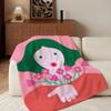 Artist A-Andy H-Huang Throw Flannel Throw Blanket, Lightweight Cozy, Durable Washable Cute Cool
