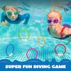 JOYIN Dive Rings, Pool Toys for Kids, Colorful Underwater Training Rings, Swimming Pool Games, Summer Water Fun Gift