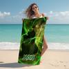 Personalized "Powerful Dark Sorcerer" Beach Towel Microfiber Beach Towel Thin Absorbent for Beach Swimming Yoga Bath Sports. 091059