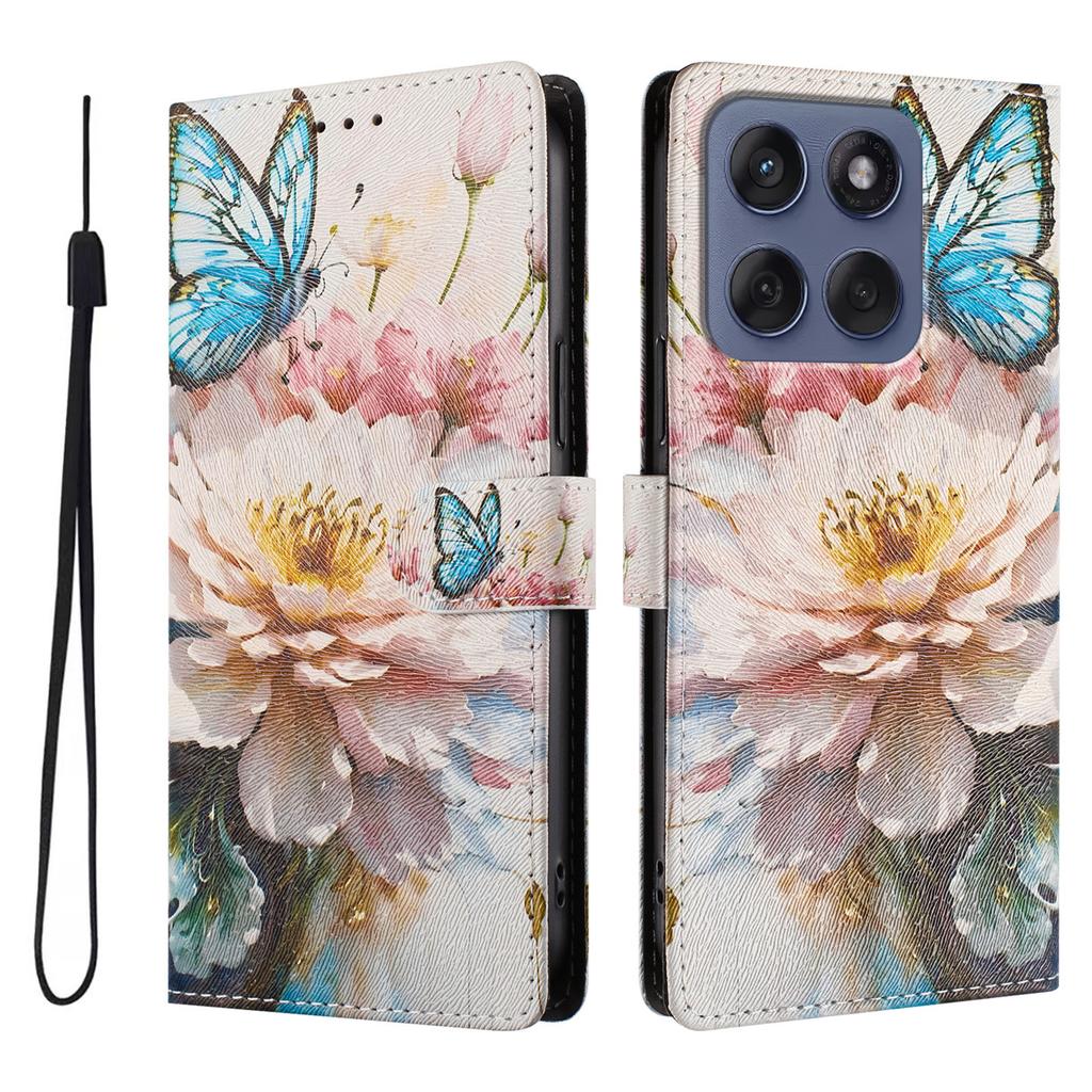 Cartoon Magnetic Leather Wallet Case for Moto Edge 5G UW 2025 30 40 50 60 70 Neo X30 Pro 2025 G Play 2026 Ultra Fusion Cover