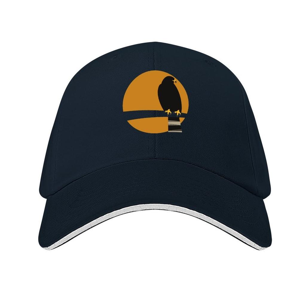 Zonetailed Hawk Buteo albonotatus  Texas Threatened Bird Baseball Cap hard hat Beach Outing cute Female Mens