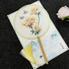 Double-Sided Embroidery Silk Fan: Classical Court Hanfu & Cheongsam Accessory