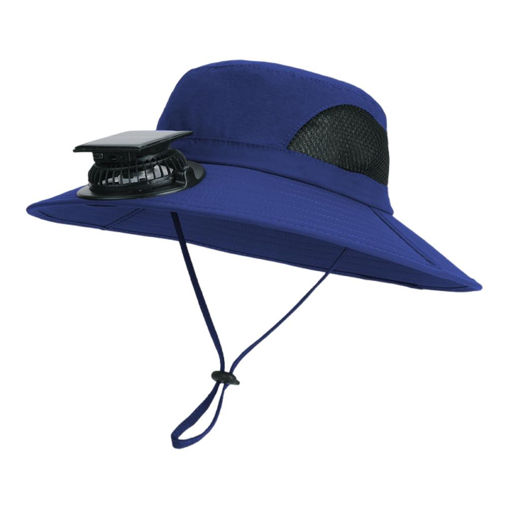 Solar Fan Hat Portable Sun Cap Summer hat USB Rechargeable Single/Dual Cooling Fan Fishing Hat Fisherman Hiking Mountaineering