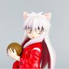 16cm Gk Childhood Sesshoumaru Anime Figures Inuyasha Stand Kawaii Look Back Model Desktop Decoration Children Toy Christmas Gift Kid Friendly