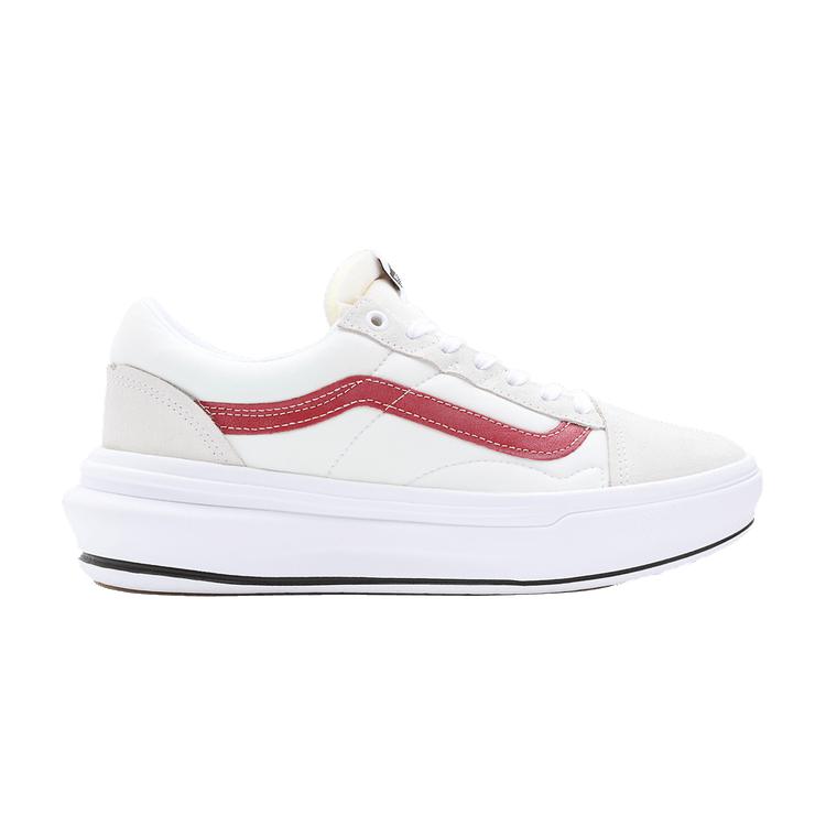 

Vans Old Skool Overt ComfyCush White Red Unisex Sneakers VN0A7Q5ECPE 37