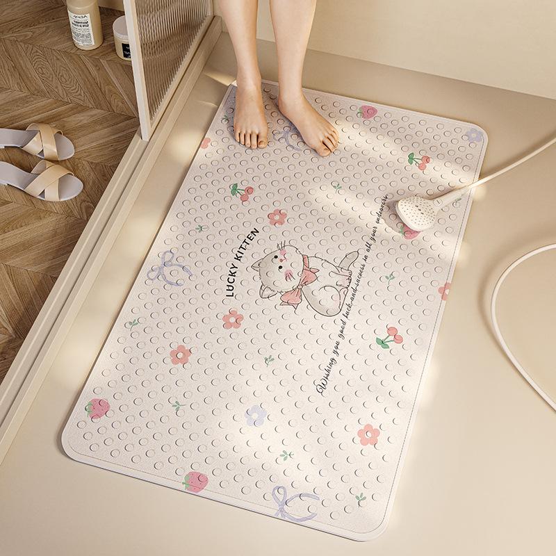 Bathroom Non-Slip Mat Children'S Shower Room Bathing Anti-Drop Foot Mat Household Toilet Toilet Waterproof Floor Mat