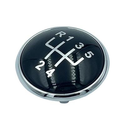 Copertura Manopola Cambio Volkswagen Golf, Argento, Manuale 5 Marce