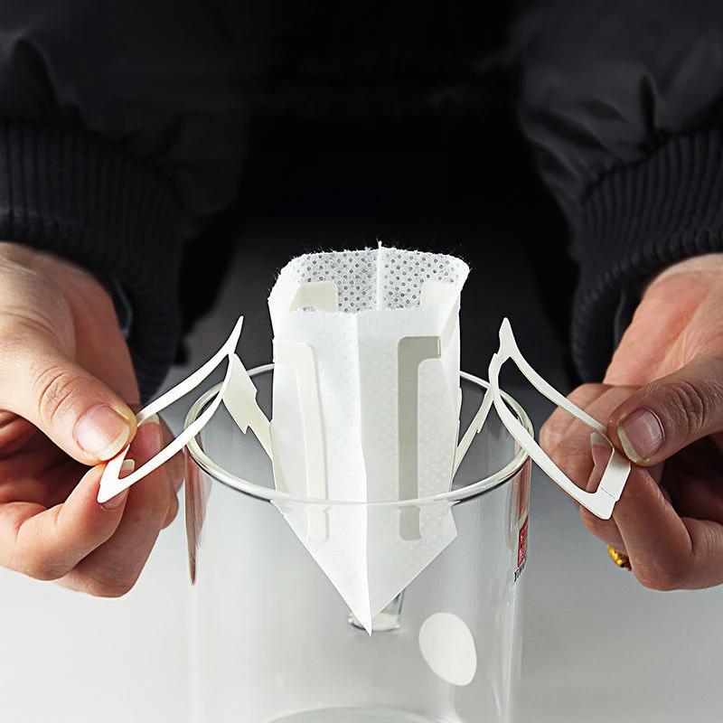 25/50pcs Coffee Filter Bags Disposable Drip Coffee Paper Pack Portable Hanging Ear Espresso Coffee Accessories Tea Tool