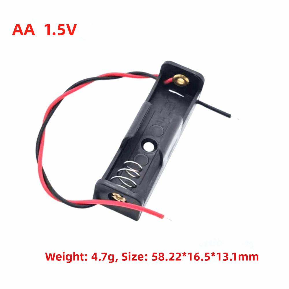 Custodia per Batteria con 1/2/3/4/5/6 Scomparti in Plastica Scatola per Batterie Organizzazione Batterie
