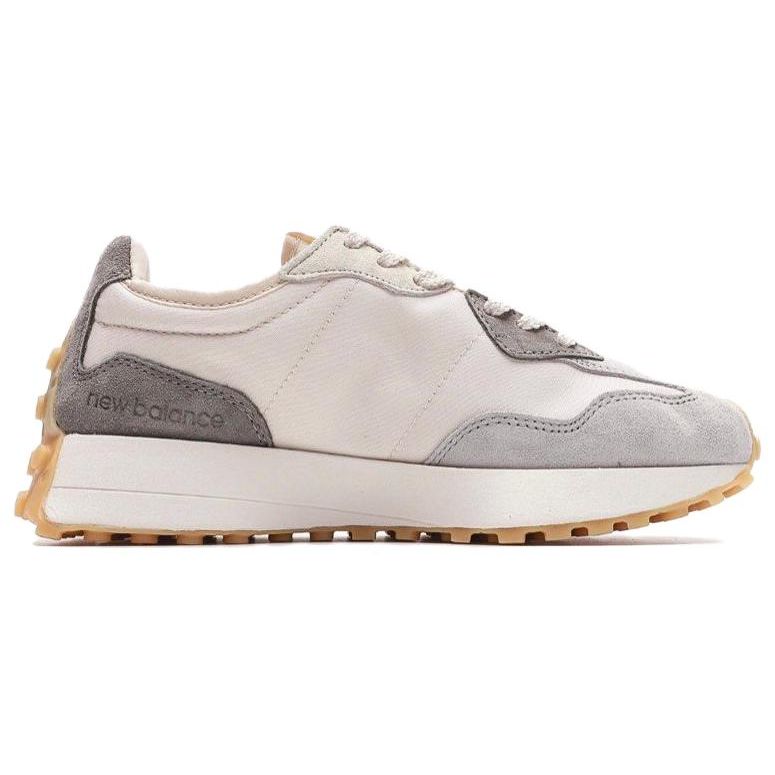 New Balance Nb 327 Comfortable Durable Lightweight Low Top Marathon Running Shoes Women sneaker Gray Yellow WS327JTL