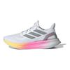 adidas Baskets PureBoost 5 Blanc Rose Lucide Femme Blanc Nuage Argent Métallisé Étincelle IE0524