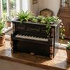 Decorative Piano Planter Retro Style Succulent Pot Piano Flower Pot  Desktop Decoration