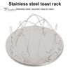 Stojan na toustovač z nerezové oceli, toustovač na 4 krajíce chleba, piknik, turistika, přenosný stojan, toustovač