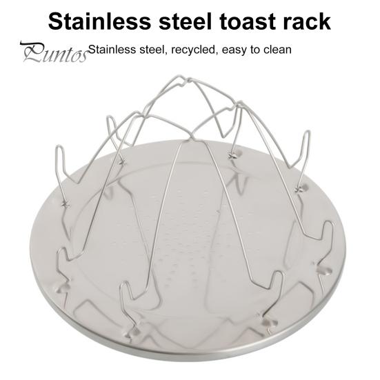 Stojan na toustovač z nerezové oceli, toustovač na 4 krajíce chleba, piknik, turistika, přenosný stojan, toustovač