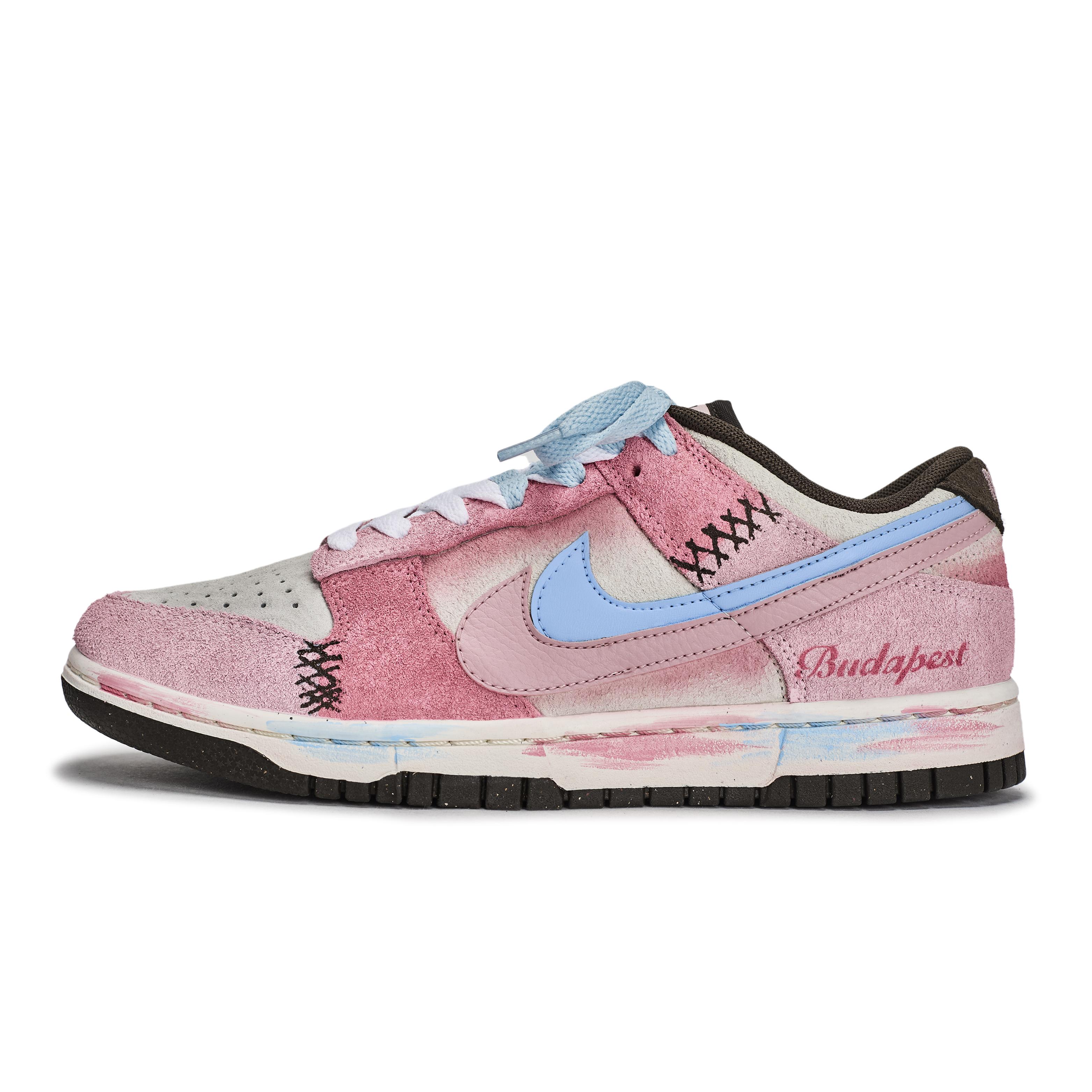 

Nike Dunk Low Double Swoosh 811 Manufacturing, Budapest Low top Skateboard Shoes Women s Pink White Blue HV1799-161(Team80-) 41