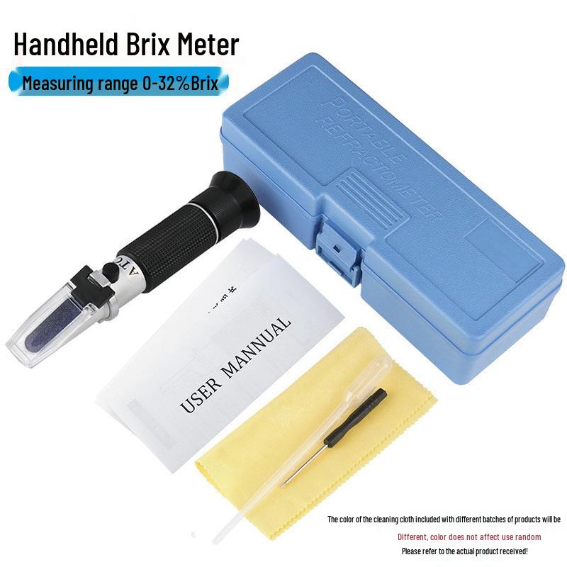 

Portable 0-32/90 Brix Optical Refractometer for Food & Beverage Sugar Testing