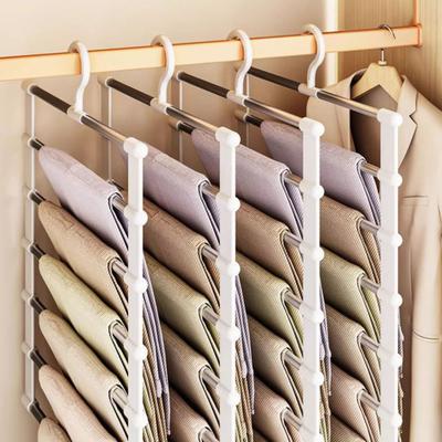Hosen Hosen Kleiderbügel Lagerung Rack Starke Last-lager Einfach zu Installieren Multifunktions Closet Organizer