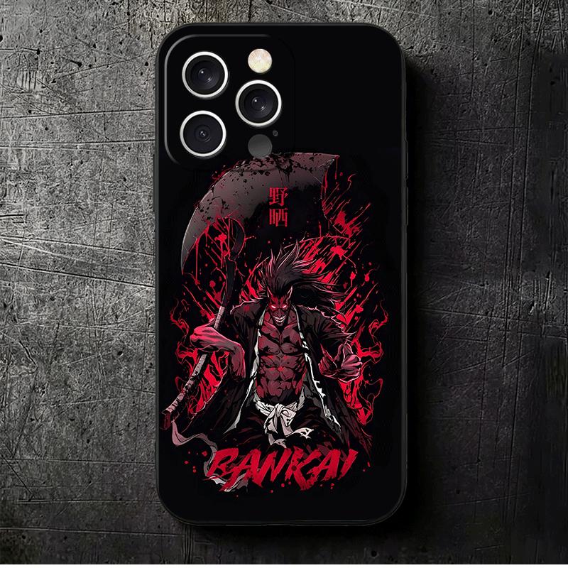 

Bleach Zaraki Kenpachi Soft Phone Case for iPhone 16 16E 17 Air 15 Pro Max 14 Plus 13 Mini 11 12 7 Black Cover Back Shell iPhone 12 Pro Max