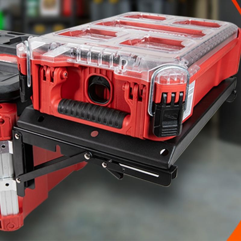 Industrial Grade Caster Base Sturdy Steel Rolling Cart with Large Wheels Workshop Utility Cart for Toolbox Appplication