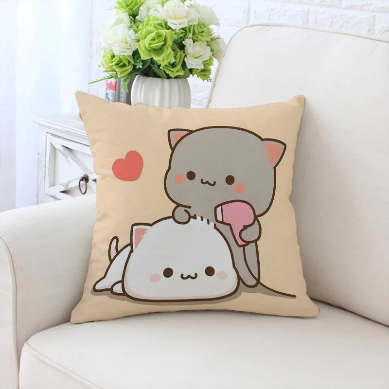 Drăguț ursuleț de desene animate față de pernă auto ornamente birou sufragerie canapea casă față de pernă