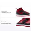 Air 1 Mid TD Alternate Bred Baby Sneakers Black White Fire-Red DQ8425-060