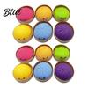 Simulated Bun Shape Toy 12Pcs Steamed Stress Ball with Steamer Anti-Anxiety Glitter Cartoon TPR Dumpling Squeeze Dough Fidget Sensory Relaxation