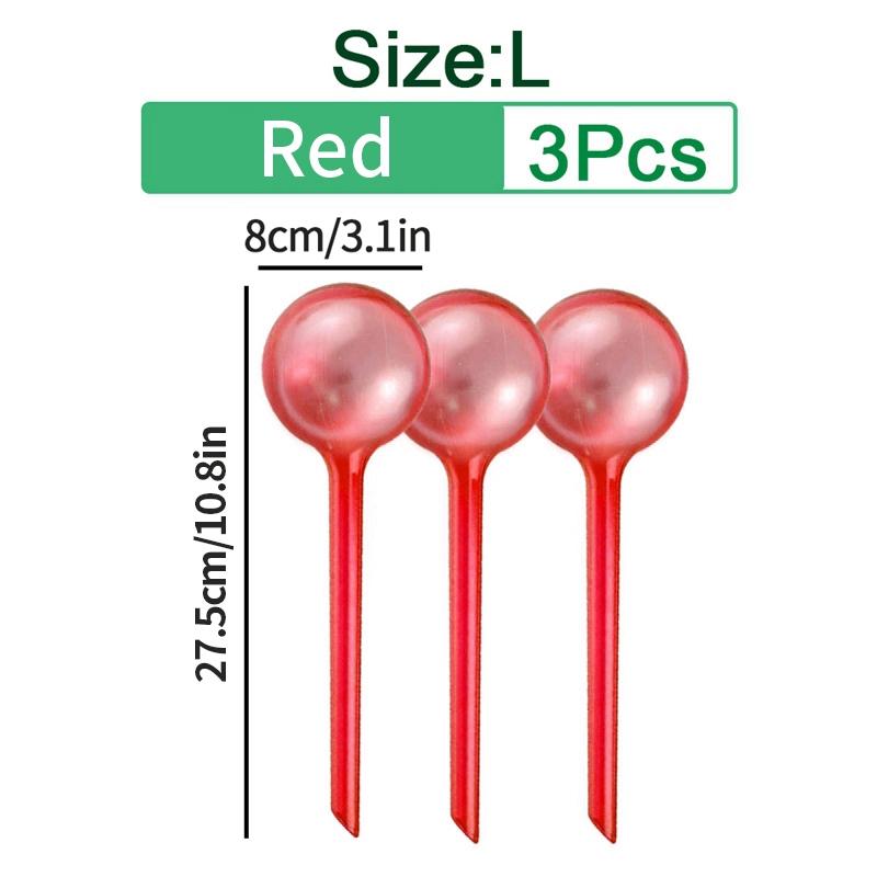 3 Stück Zimmerpflanzen Selbstbewässerungskugel Automatische Pflanzenblumen Wasserbirnen Tropfbewässerungsgerät System für Garten Blumenpflanze