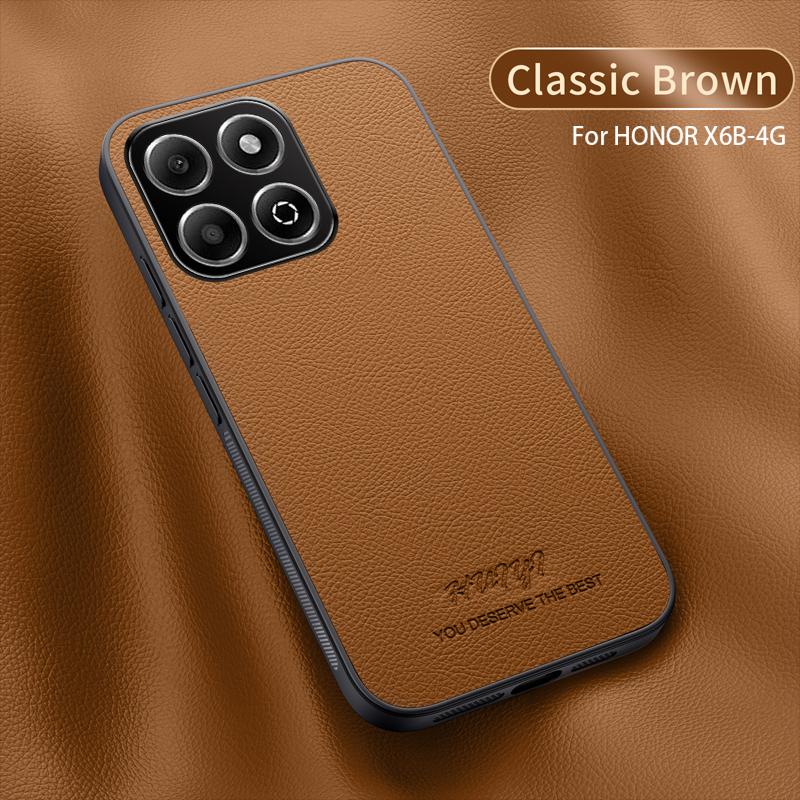 Pro pouzdro Honor X6B Kožené magnetické pouzdro pro Honor X8B X9B X7B X6B Kryt s měkkým nárazníkem