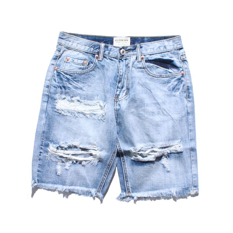 Hip Hop Casual Dot Jeans Short 