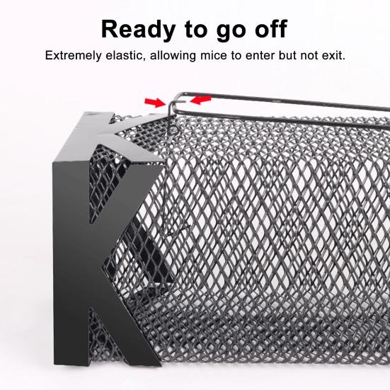 Humane Mouse Trap Easy Catch Release Rat Cage Reusable Indoor Outdoor Animal Trap for Mice Voles Hamsters Barns Warehouses