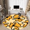 1PC Floral Pattern Chair Carpet for Office, Indoor Non-Slip Washable  Carpet, Soft Comfortable Mat For Office Room yy250930094