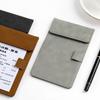 Restaurant Menu Clipboard A6 Writing Pad PU Leather Clipboard Mini Paper Tablet Conference Folder Colorful A6 Bill Clip