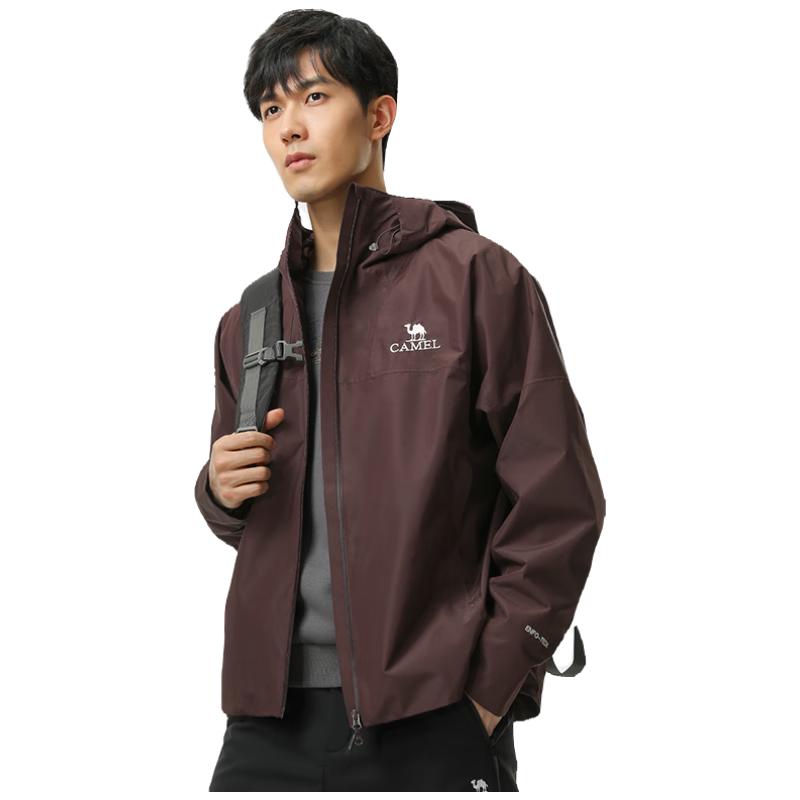 Camel Rain God Outdoor Hardshell-Jacke